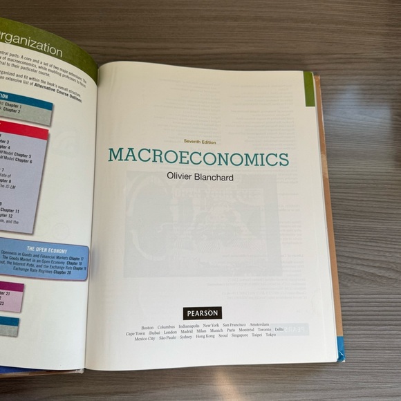 Macroeconomics Seventh Edition Olivier Blanchard Pearson Textbook - Picture 3 of 4